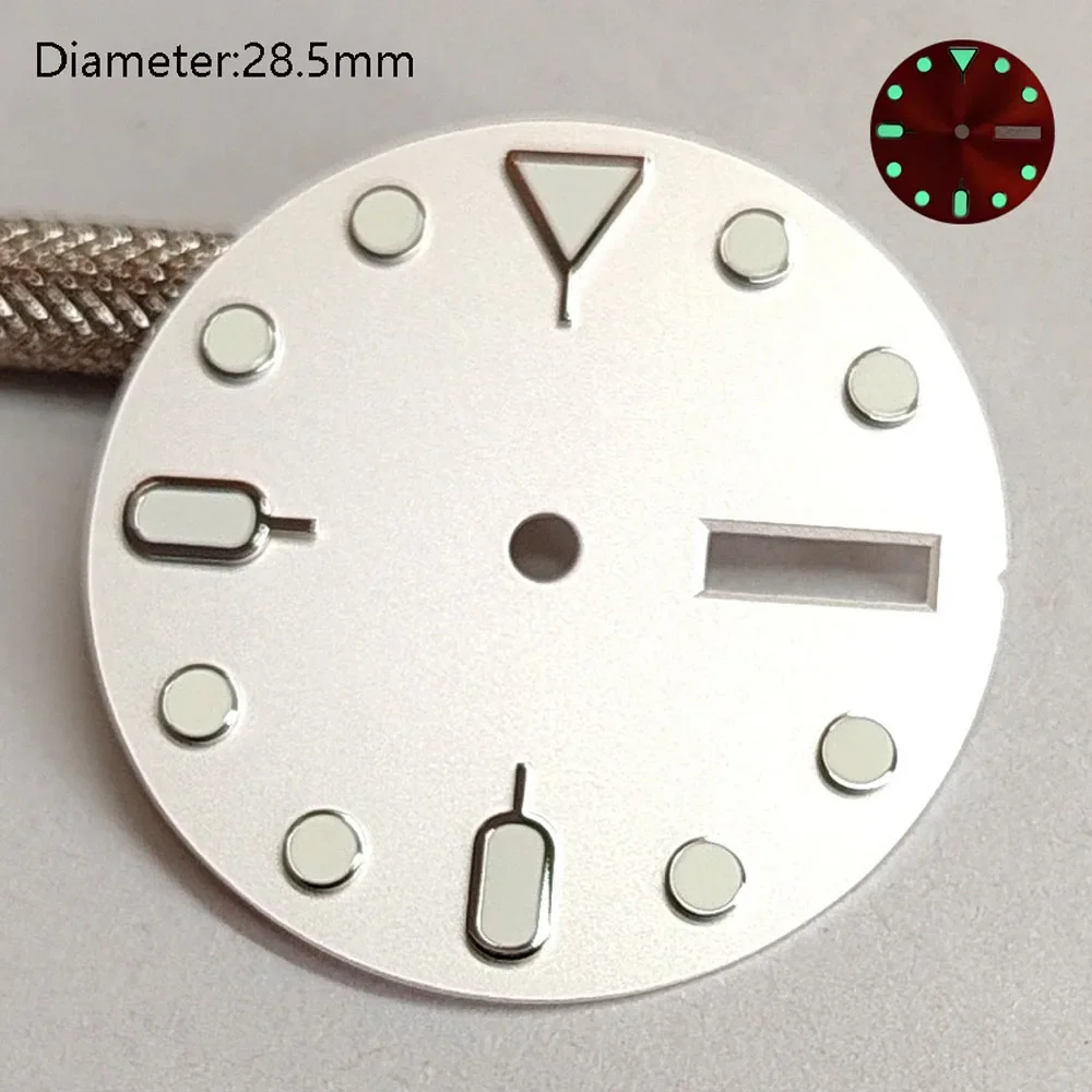 Quadrante PROSPEXX luminoso modificato da 28,5 mm NH35/NH36 adatto per orologi con movimento automatico NH35/NH36 modific personalizza il logo