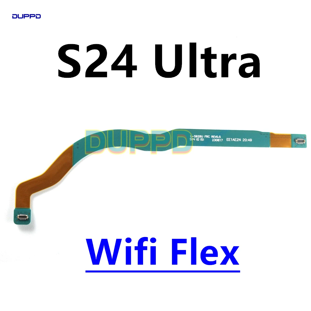 For Samsung Galaxy S24 Ultra S24U SM-S928U S928B WIFI Signal & Main Board Motherboard Connection LCD Flex Cable Replacement