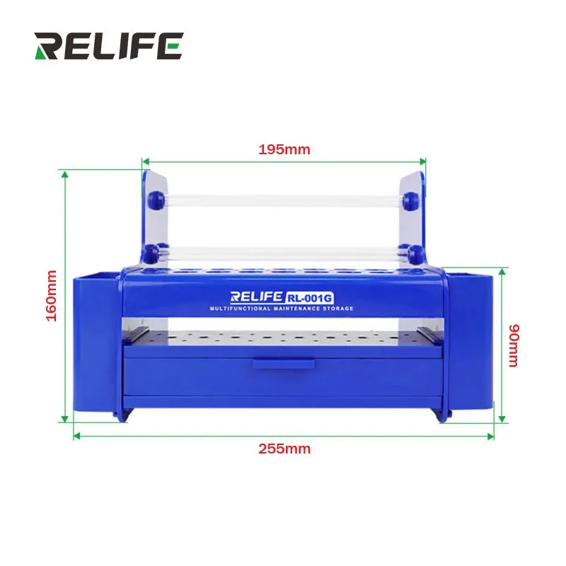 RELIFE RL-001G Large Capacity Classified Storage Neat Convenient Strong Durable Mobile Phone Repair Multifunction Storage Box