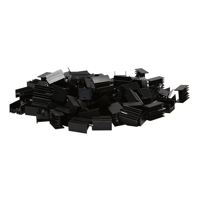 100 Pcs 20X15x10mm Aluminium TO-220 Heatsink TO 220 Heat Sink Transistor Radiator TO220 Cooler Cooling