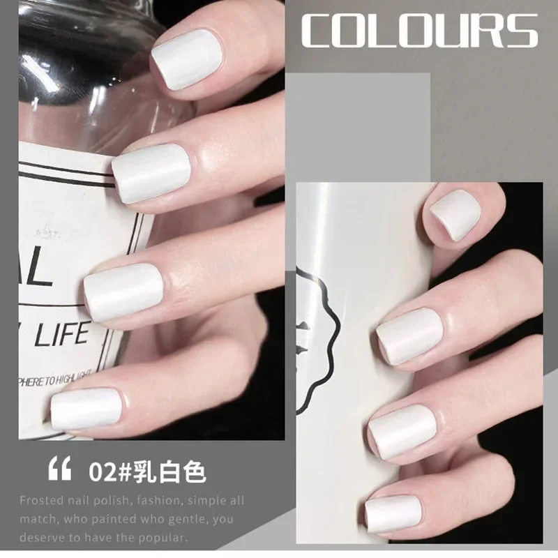 22 Colors Of Gossman Matte Nail Polish No-bake Long-lasting Waterproof Non-tear-off Water-based Nail Polish Cosmetics Wholesale