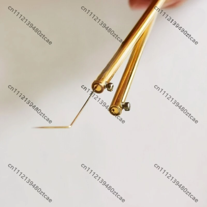 Anti-Deflection 100fA Triaxial Probe Arm High Frequency Fixture For Semiconductor Wafer Chip Probe Station Testing Parts