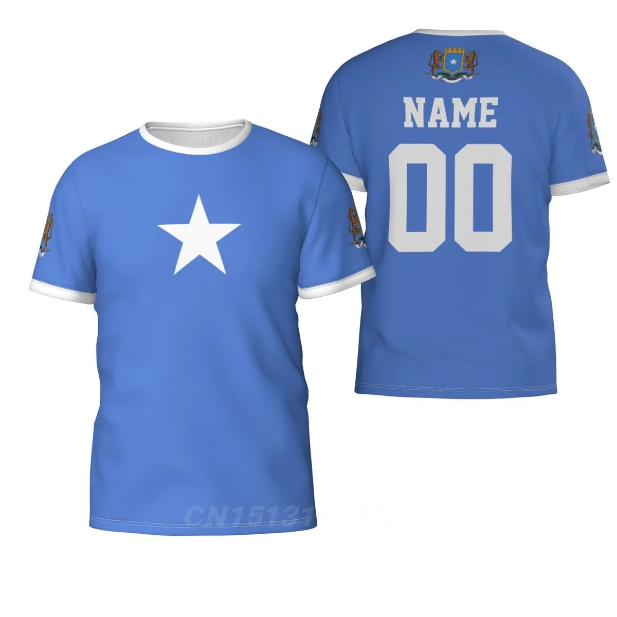 2025 Custom Name Number Somalia Country Flag 3D T-shirts Clothes T shirt Men Women Tees Tops For  Fans Gift US Size