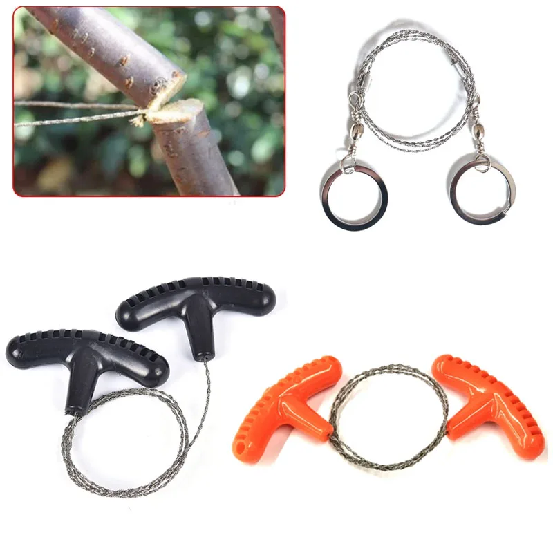 

Manual Hand Steel Travel Tools Outdoor Camping Hiking Rope Chain Saw Practical Portable Emergency Survival Gear Steel Wire Kits