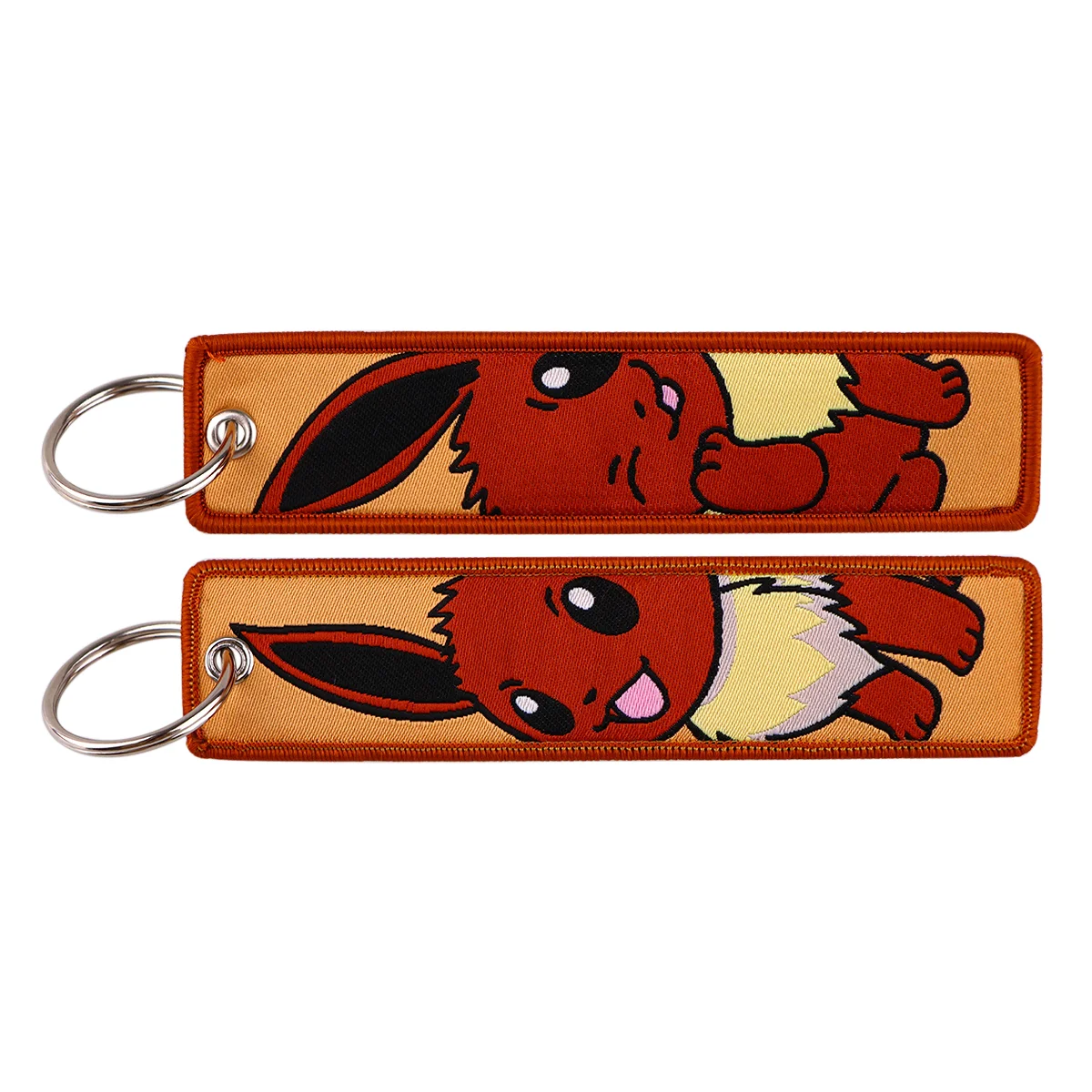 Niedliche Stickerei Schlüsselanhänger Anime Spiel Schlüsselanhänger für Motorräder Autos Schlüsselanhänger Schlüsselanhänger Schlüsselanhänger Schlüsselanhänger Chaveiro Schmuck
