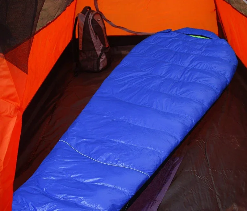 

l Ultra Compact Filling 80 velvet 600g Down Sleep Bags Packable 3 Season Men's and Women's Lightweight Mummy Sleep Bags