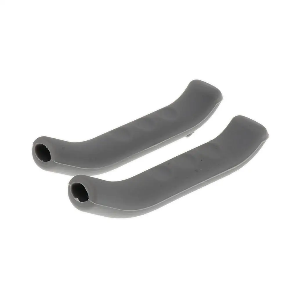 2-4pack MTB Bike Brake Lever Cover Handlebar Grip Protector Brake Sleeve Grey