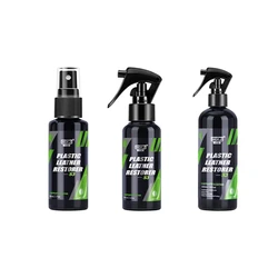 HGKJ S3 Car Interior Spray Cleaner Protectant Parts востановитель пластика Liquid Leather Plastic Renovator Refreshing Restorer