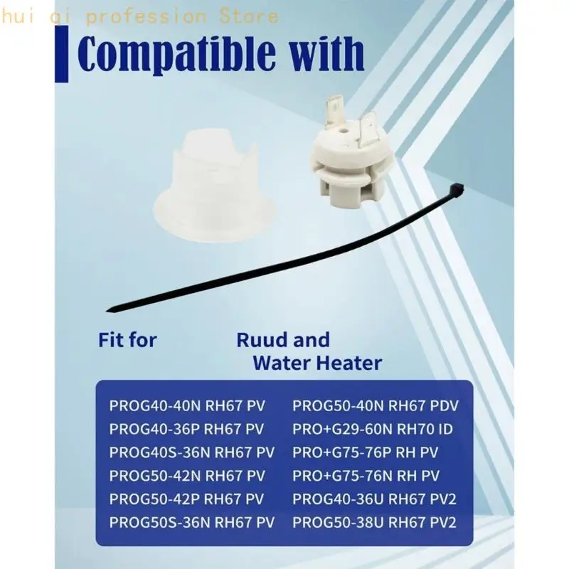 Ersatz-Warmwasserbereiter-Sensor-Kit, Sensorkomponente mit AP13447-3 FV-Sensor, AP13450-3 Kappenstopfen und SP20172 Teil H8WE – Detail 9
