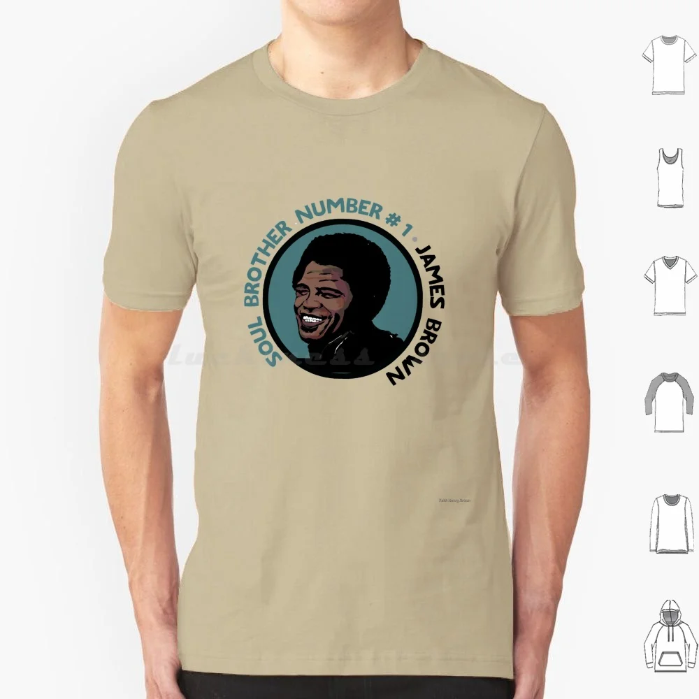 

Джеймс Браун / Душа Брат # 1 хлопковая футболка для мужчин и женщин с принтом «сделай сам», Soul Brother 1, Джеймс Браун, Мистер Динамит