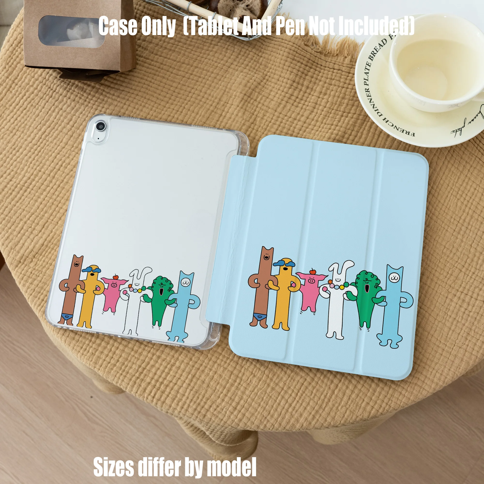Premium TPU Tablet Case for Samsung and Apple All Models Slim Fit Protective Cover，Shockproof Lightweight Durable