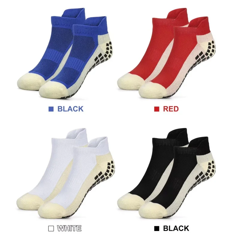 2024 New Football Socks Non-slip Silicone Sole Professional Competition Grip Sports Accessories Men Women Soccer Socks