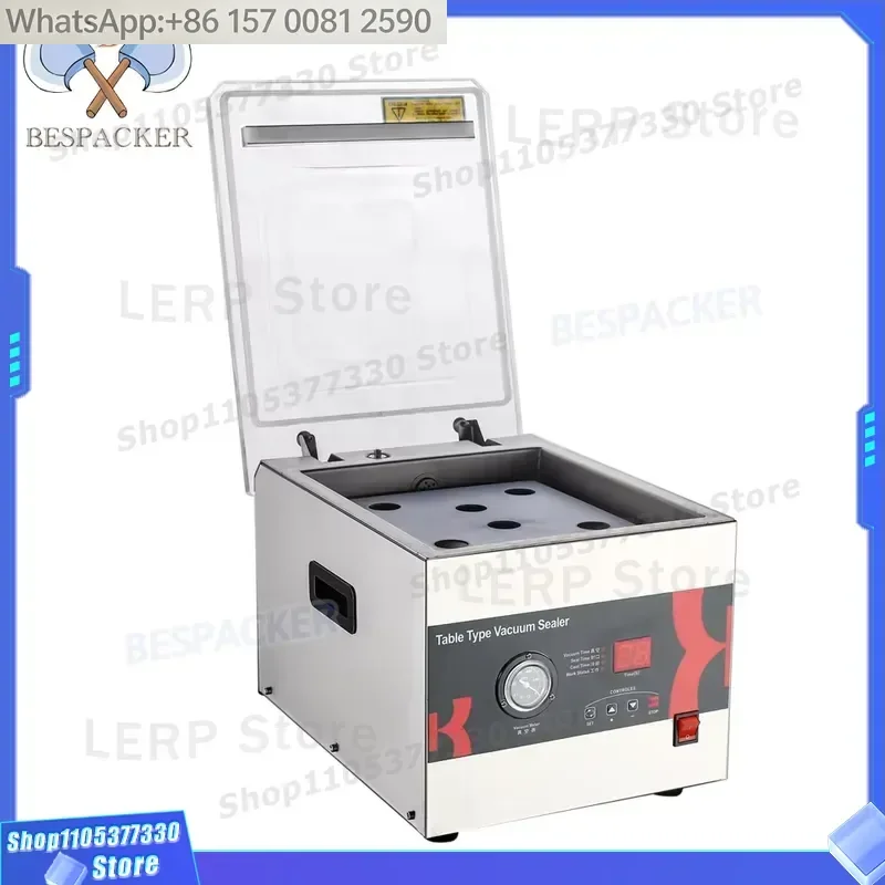 Bespacker DZ-260C Automatic Table Top Household Vacuum Nitrogen Flushing Foodsaver Vacuum Sealer Food Vacuum Sealing Machine