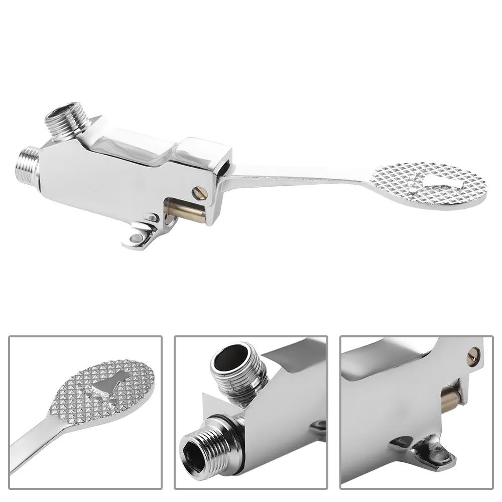 Foot Operated Foot Control Valve Versatile Hands-free Pedal Water Faucet Control Switch Easy Installation Long Handle
