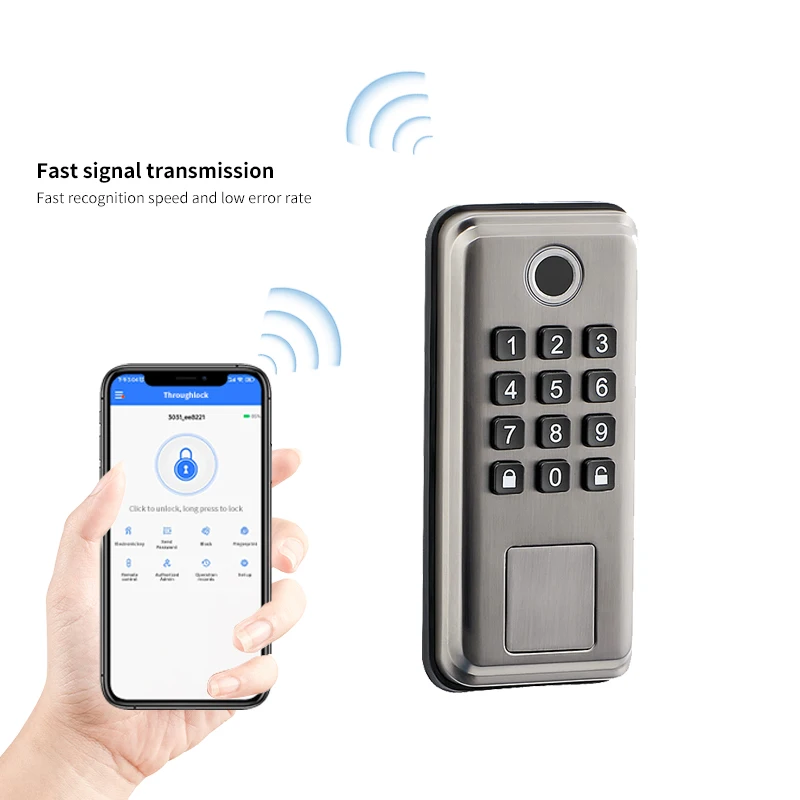 BBDHOME Smart Lock Fingerprint Unlock Bedroom Door TTlock App Deadbolt Digital Electronic Keypad For Front Door High Security