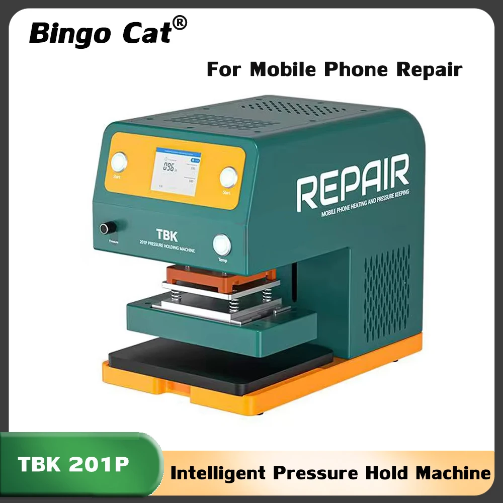 

TBK 201P Intelligent Pressure Hold Machine for iPhone Android Curved /Flat Screen Bracket Frame Back Cover Pressure Holding Tool