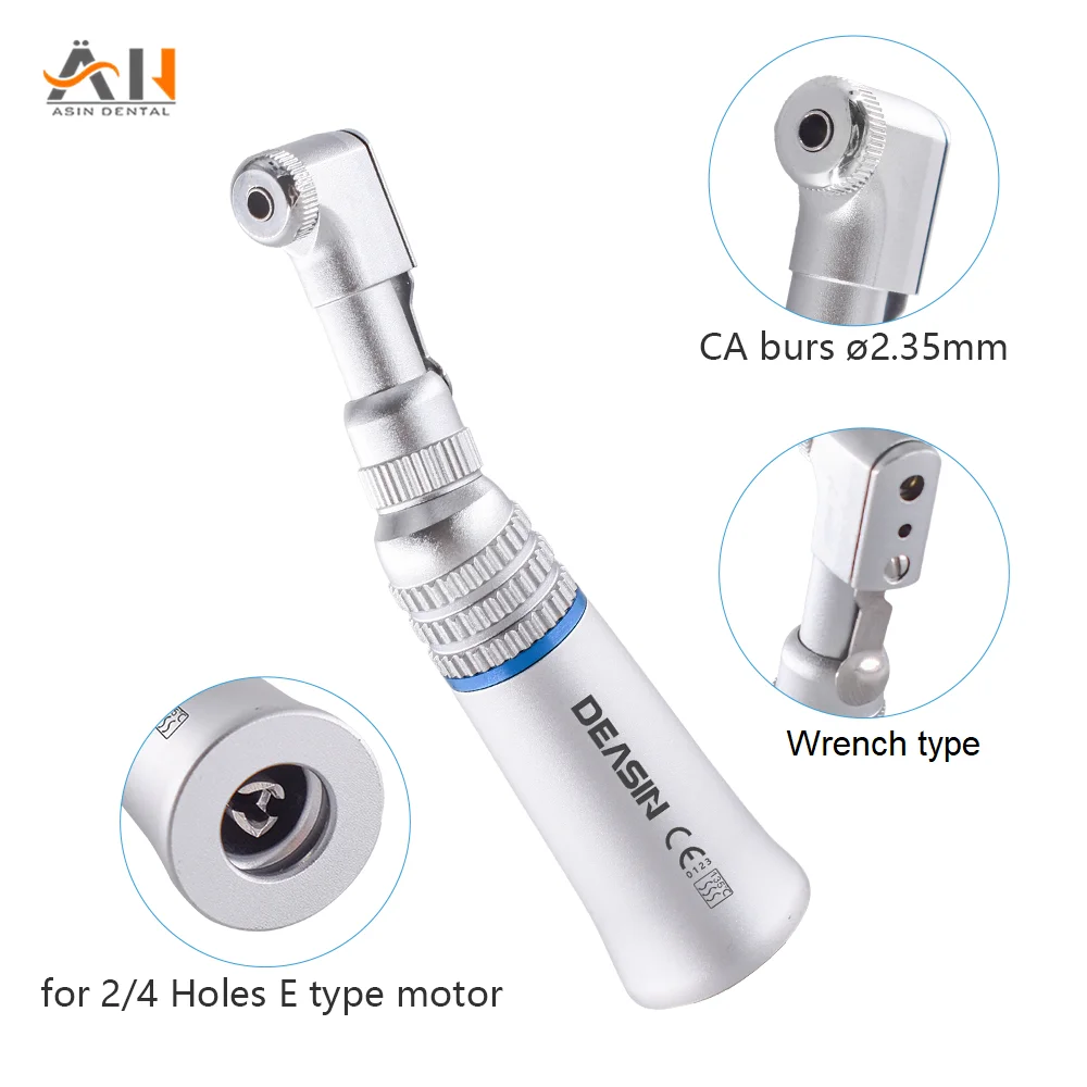 

Dental Electric Motor Straight Contra Angle Slow Speed Handpiece For Dental Lab Micromotor Polish Tool