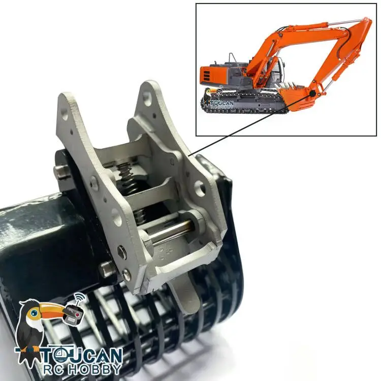 

New Metal Quick Released Coupler Spare Parts for Toys 1/12 DIM-H3 Metal Hydraulic RC Excavator TOUCAN Remoted Digger Trucks Cars