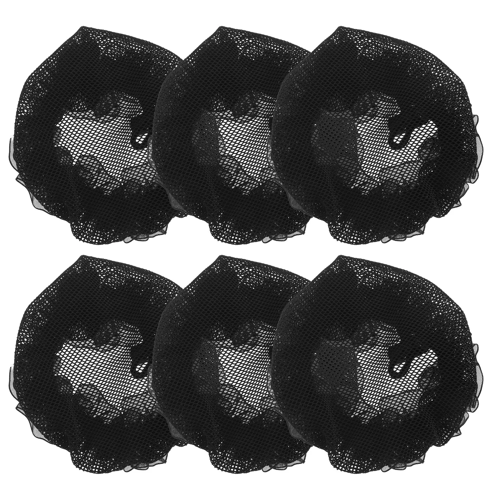 

6Pcs Elastic Bun Hair Nets Decorative Mesh Stretchy Ballet Hairnet for Women Girls Dancer Hairnets for Buns Bun Nets Ballet