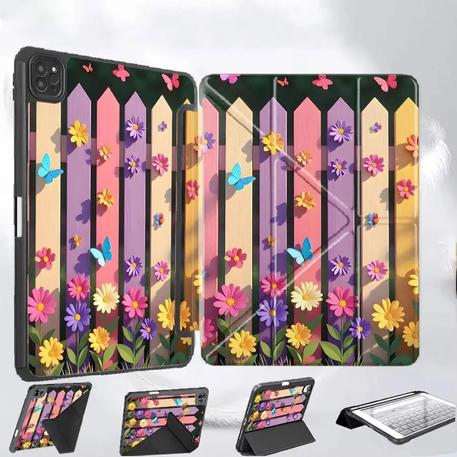 

Tablet Case For iPad Mini 6 7 Pro 2025 Pro 11th 10th 9th 8th 7th 12.9inch Air 4 5 M3 M2 M4 11inch Holder Cover Colorful