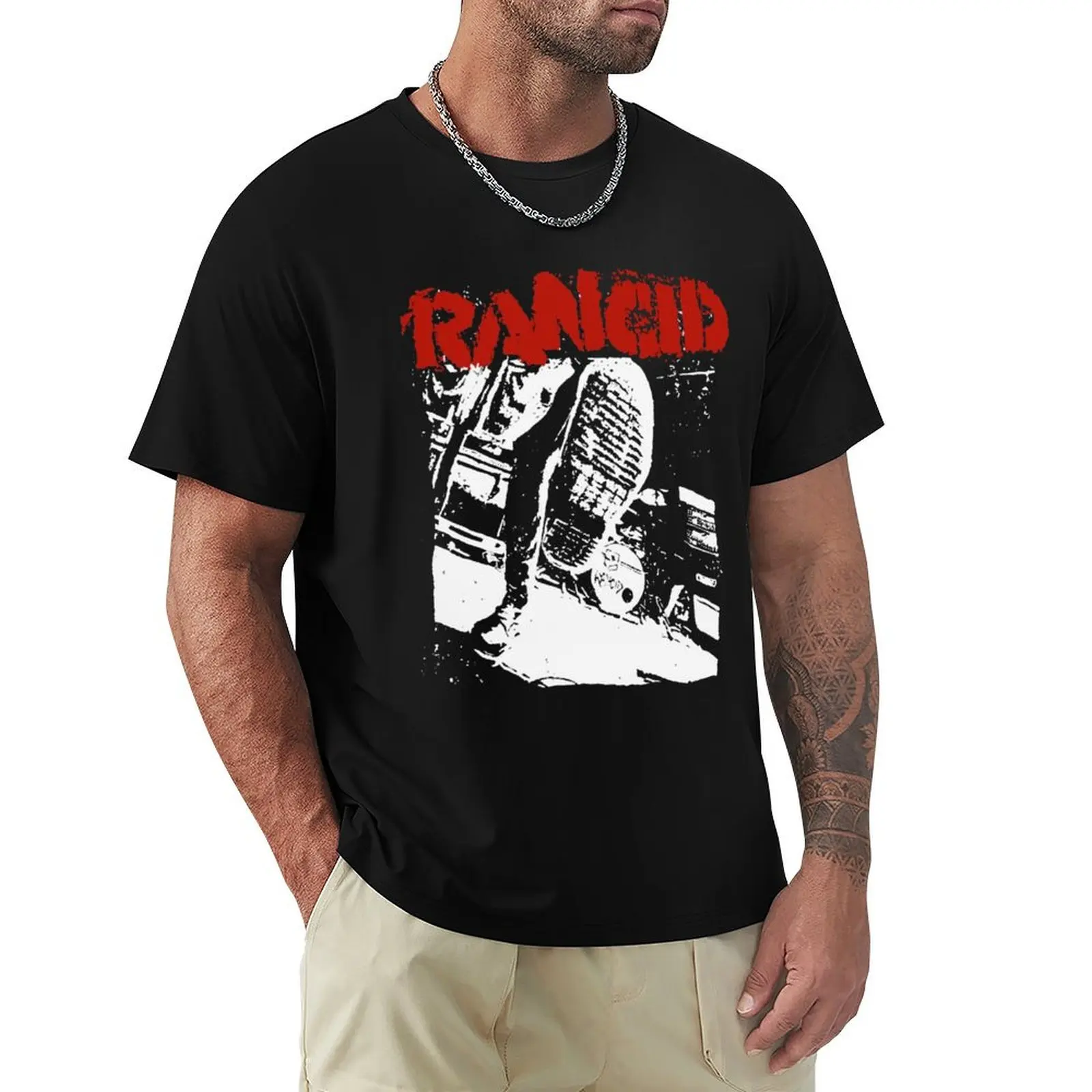 

rancid T-Shirt Basic Casual Short Sleeve Cotton Shirt
