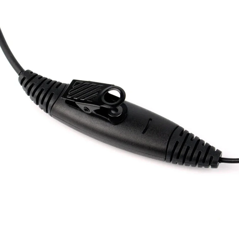 

Radio Mic Headset Communication 1pc 2-Pin Earpiece PTT Microphone For Kenwood KPG KPG27D KPG29D Practical Useful