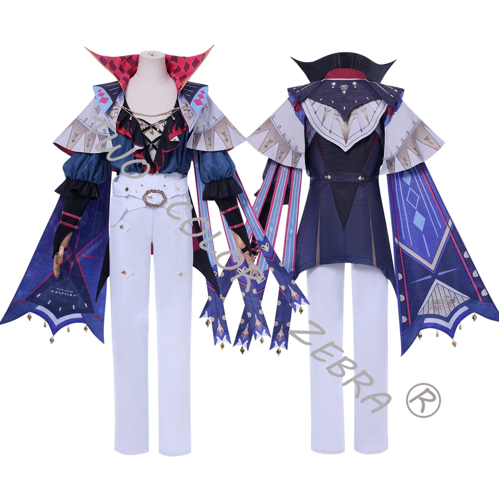 Game Wuthering Waves Brant Cosplay Costume Wig Hat Uniform Full Set Suit Carnival Halloween Comic Con Party Cos Outfit view 3