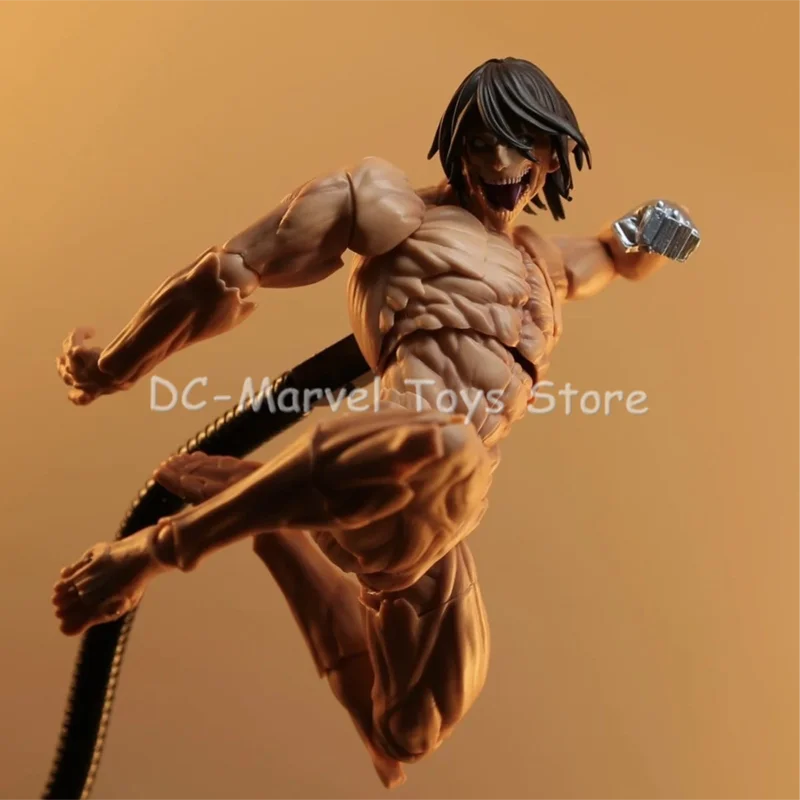New Ko Kaiyodo Revoltech 놀라운 야마구치 공격 타이탄 Eren Jaeger Ko 모델 애니메이션 액션 컬렉션 피규어 선물 완구