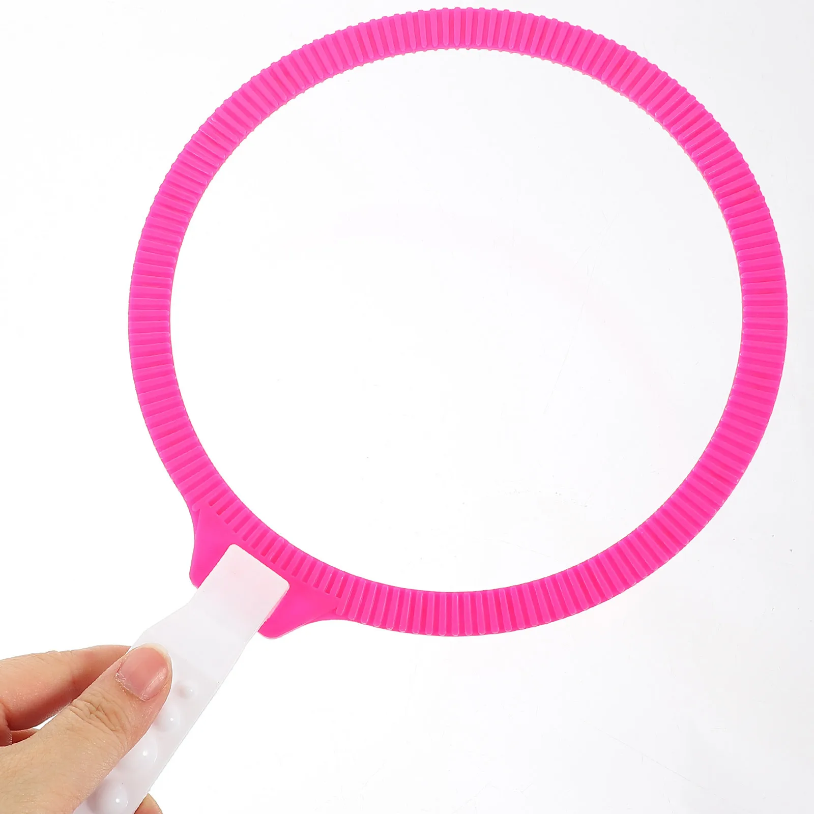 3 قطعة صانع دائرة الفقاعات منفاخ مجموعة آمنة دائم فقاعة صنع أداة للأطفال في الهواء الطلق متعة حلقة تهب فقاعات تهب فقاعات #5