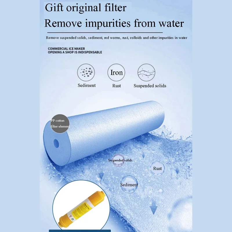 صانعة الثلج PBOBP، آلة مدمجة على سطح الطاولة، 26 رطلاً في اليوم، غير قابلة للصدأ، آلة صنع الثلج #6