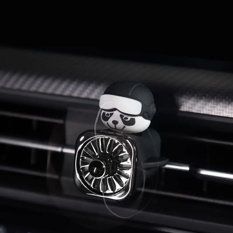 Panda Pilot Car Perfume Decoration Longer Fragrance Car Perfume Car Fragrance Car Diffuser Perfume Auto Ornaments Decor For Car