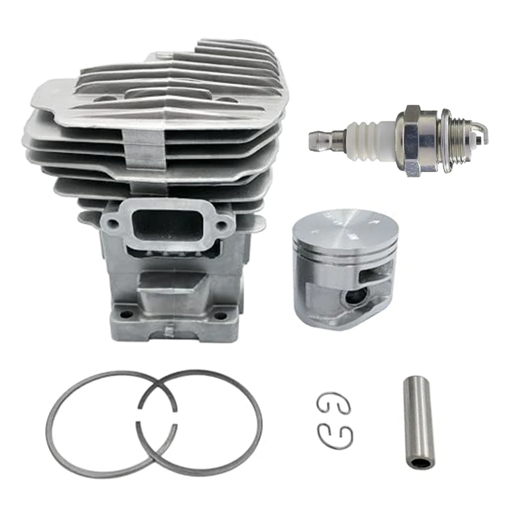1140-020-1204 Replacement 49mm Cylinder Kit Silver Finish Component High Durability Metal Construction Cylinder Kit For Chainsaw