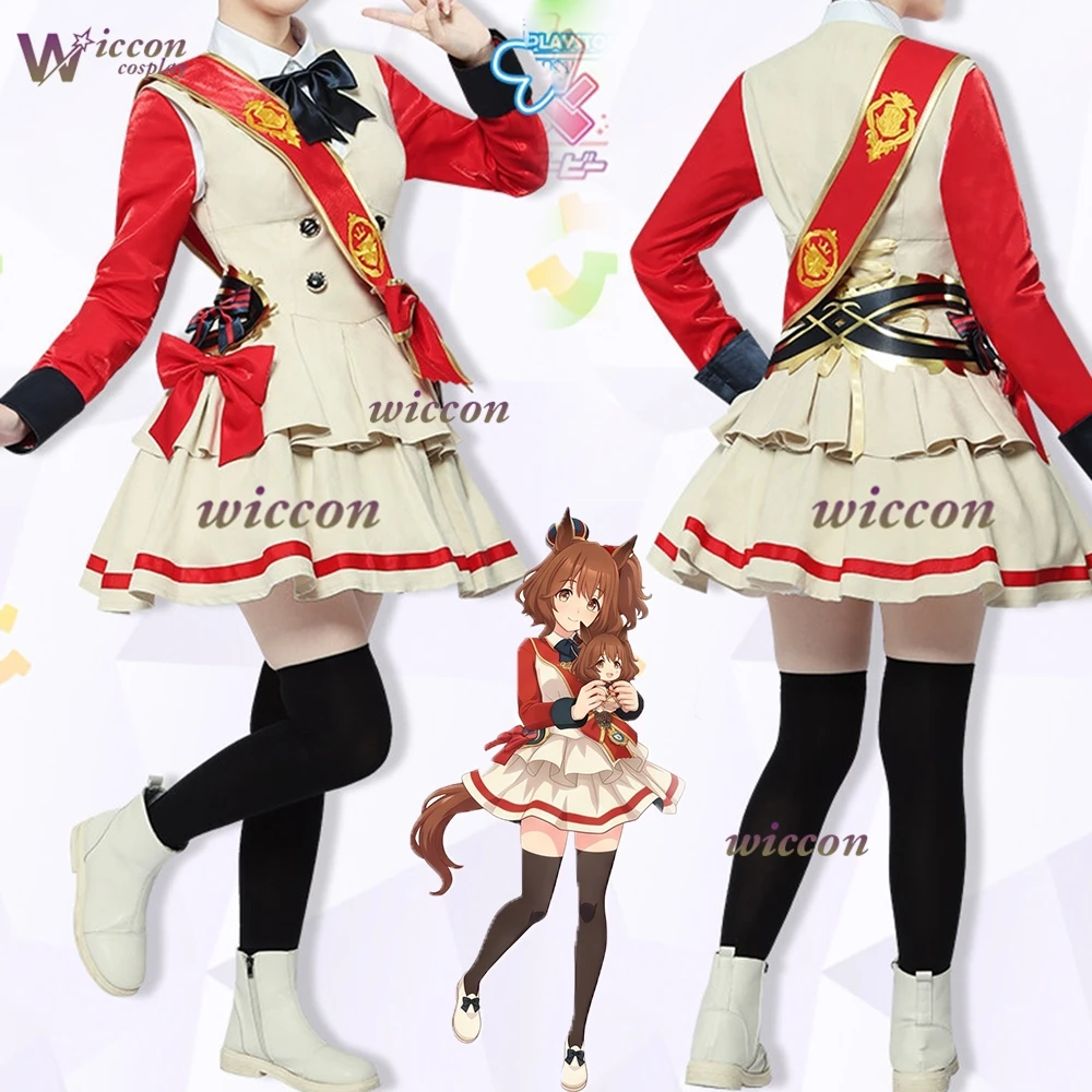 MoeMimic MoeMimic Pretty Derby Aston Machan Cosplay Costume Umamusume Winning Race Outfit Suit Uniforms Coat Pants Wig Earwear Women - Aliexpress Deal