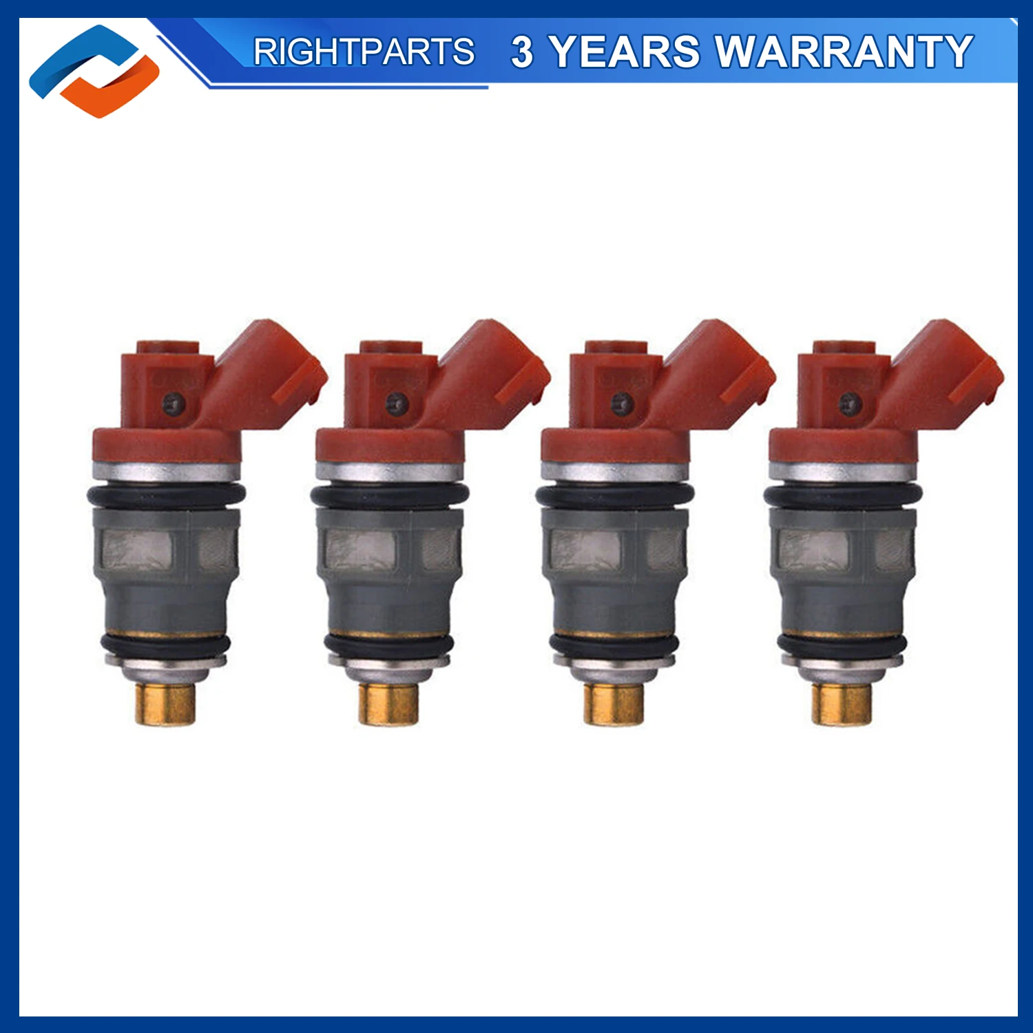 Set of 4pcs 23250-76020 Fuel Injectors For Toyota Previa 2.4L 1994 1995 1996 1997 23209-79055 2325076020 2320979055 FJ378