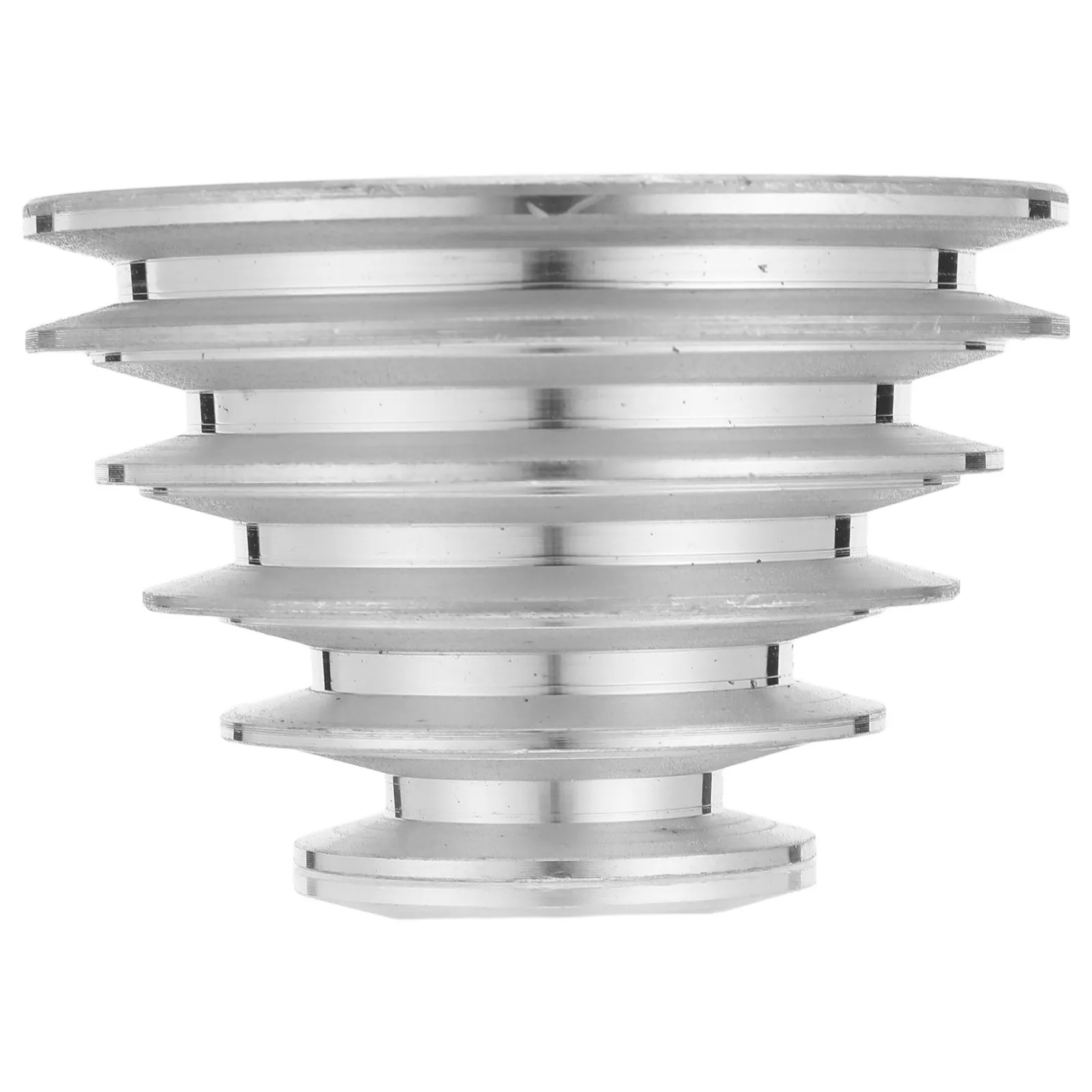 

5-Layer Drill Press Pulley Wheel 22Mm Bore 44/56/68/76/89Mm Od Aluminum Multi-Step Speed Adjustable V-Belt Transmission For
