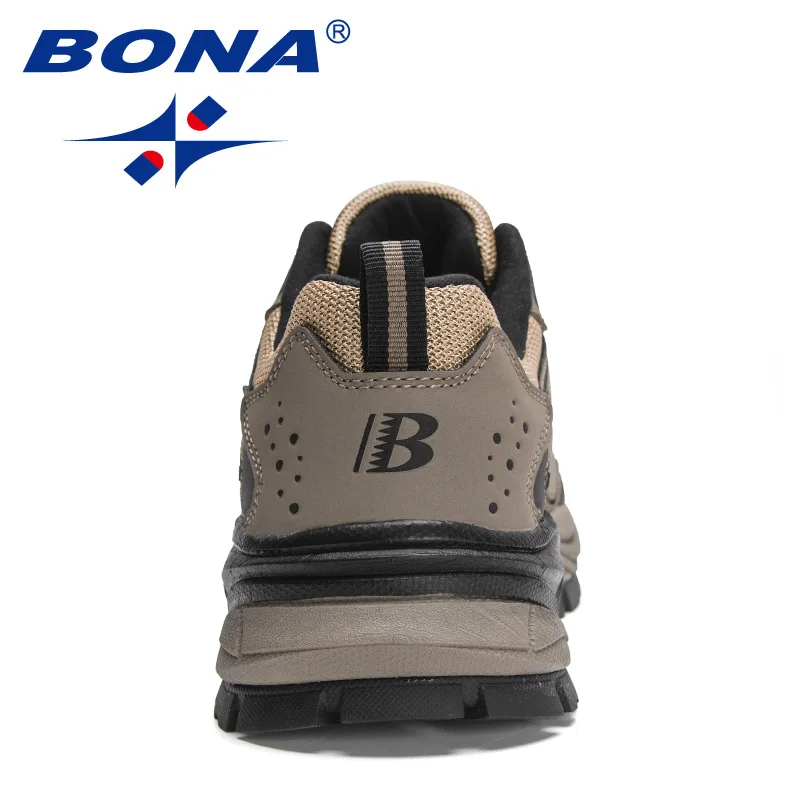 BONA New Designers Running Shoes Men Sneaker Sport Shoes Man Light Casual Anti-skid Walking Jogging Footwear Mansculino