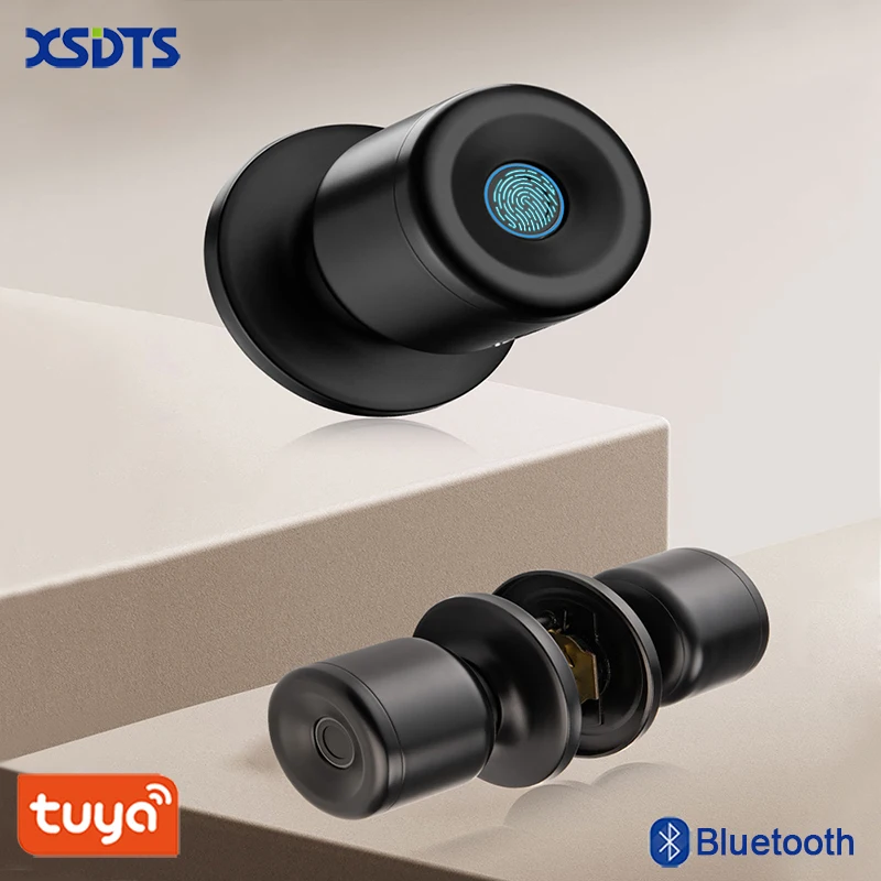 XSDTS Tuya App قفل ذكي ببصمة الإصبع مع قفل باب رقمي بلوتوث دخول بدون مفتاح شقة المنزل #1