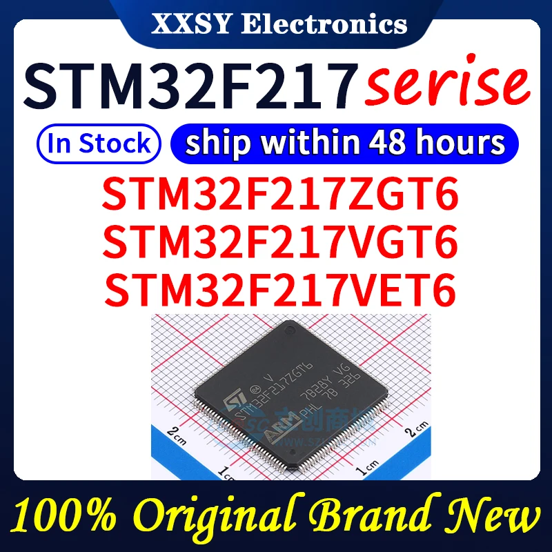 

STM32F217ZGT6 STM32F217VGT6 STM32F217VET6 Высокое качество 100% оригинал Новый