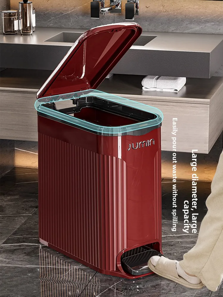 

Large Capaci Auatic Cover Household Garbage Can Toilet Kitchen Special Use Big Size Tra Can with Paper Buet