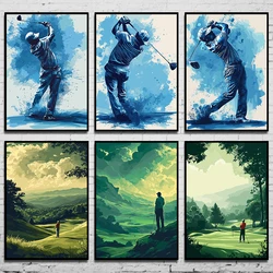 Abstract Golf Sport Poster Modern Art Canvas Painting Prints Wall Pictures for Modern Living Room Bedroom Home Decor Gifts