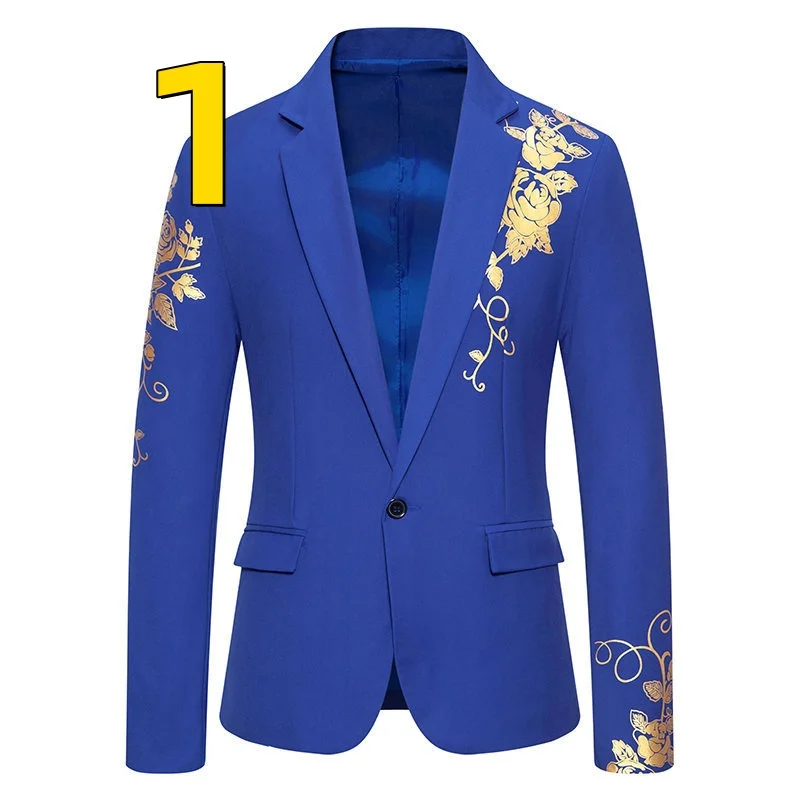 M10123  Large size slim fit three piece wedding suit