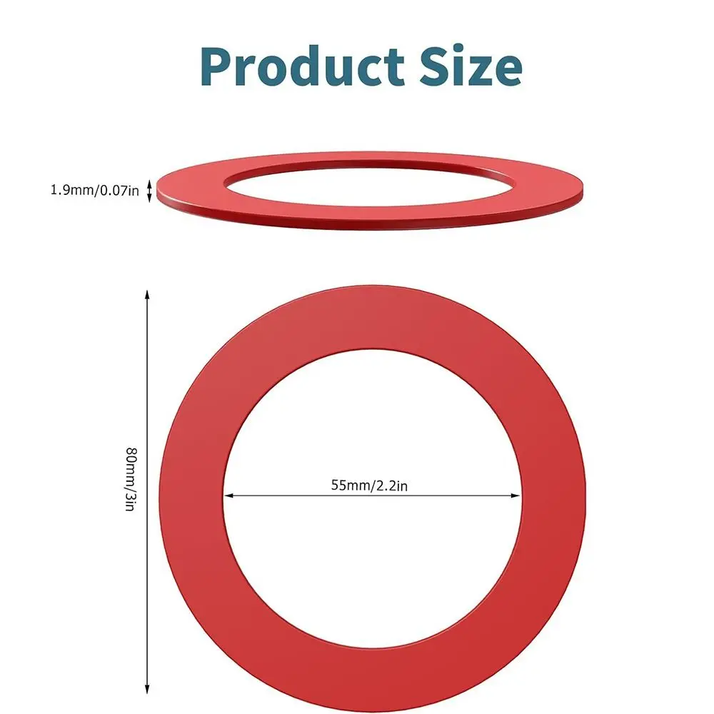 Joint de soupape de chasse en silicone, pièces de toilette, empêche les fuites, anneau de toilette, durable pour Mansfield 210, Mansfield 211, GP1059291