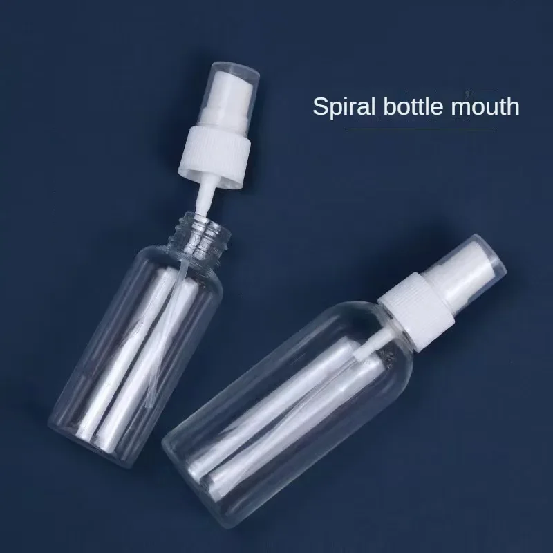 25Pcs Spray Bottle 50ml Wholesale Transparent Empty Vial Refillable Mist Pump Perfume Essential Oil Atomizer Travel