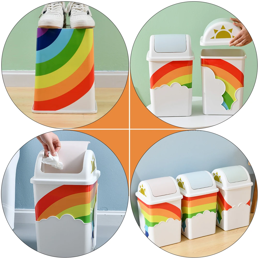 

Creative Adorable Trash Can Premium Quiet Sealing Odor Proof Bug Resistant Waste Bin For Bathroom Kitchen Bedroom Office Home