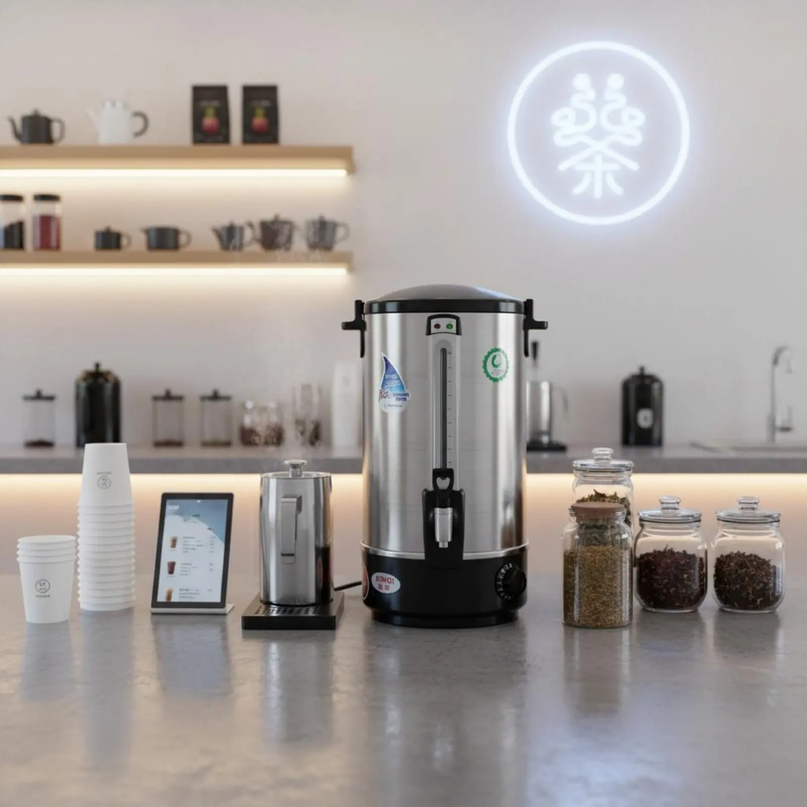 

Диспенсер для горячей воды из нержавеющей стали, большой объем, термос для напитков, быстрый нагрев