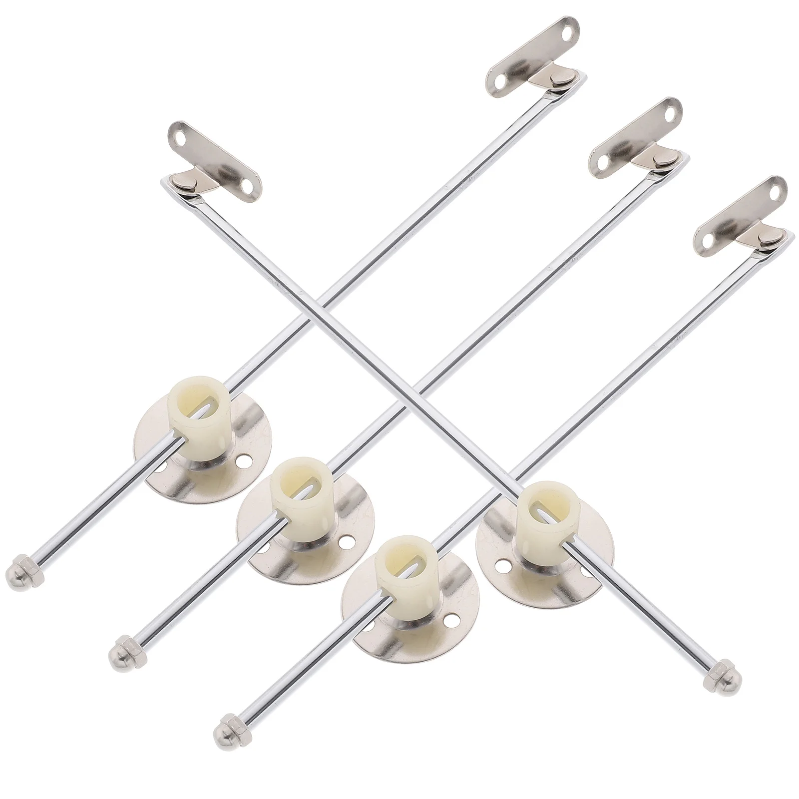 

4 Pcs Cabinet Support Rod Soft Close Hinges Heavy Duty Tension Tie Chest Iron Door Damper Bar