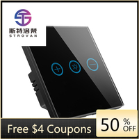 STLF Smart Home Dimmer Switch Wall Light Switch Customized Logo Wifi Tuya Touch Wall Switches
