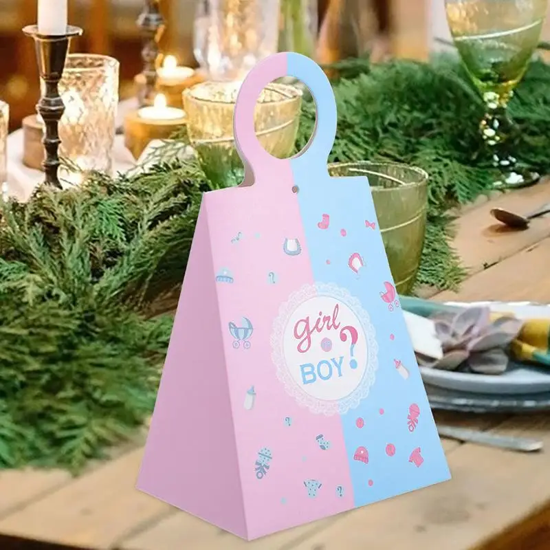 

24 Pcs Candy Box Gift Container Bags Boxes Banquet Party Cases Baby Small Wedding for Shower Favor Gender Reveal Decorations NEW