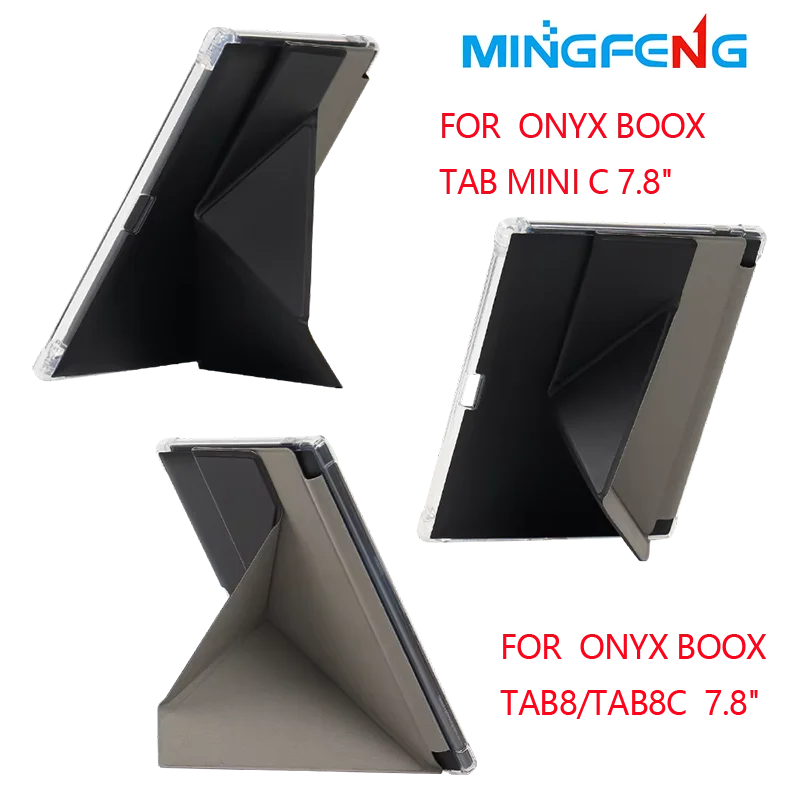 

Тонкий складной чехол-подставка для Funda Onyx Boox Tab Mini C 7,8 дюйма, держатель для карандашей, противоударный чехол из ТПУ для Boox Tab 8C 8 C