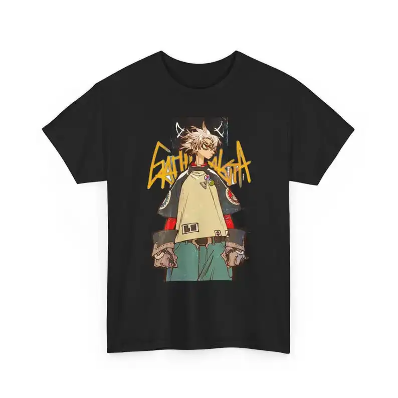 

Футболка с аниме GACHIAKUTA_ Винтажная футболка с рисунком манги, негабаритная футболка унисекс, высокое качество, классическая уличная одежда для пар, модная мягкая хлопковая одежда